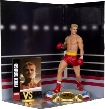 Rocky Balboa Ivan Drago  Movie Maniacs McFarlane Toys