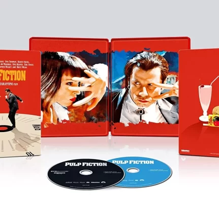 PULP FICTION 4K STEELBOOK 1994 QUENTIN TARANTINO BRUCE WILLIS (US EDITION)